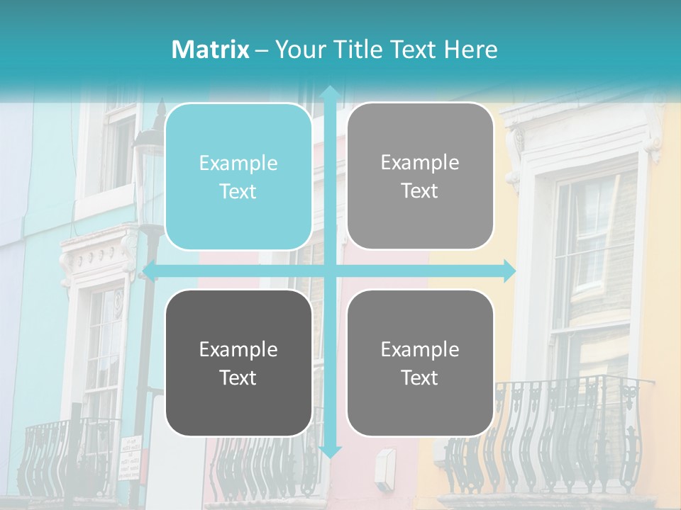 Accommodation Street Residence PowerPoint Template