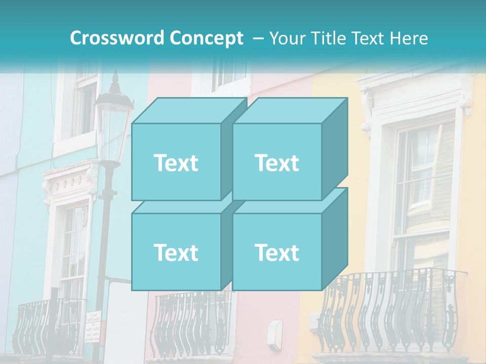 Accommodation Street Residence PowerPoint Template