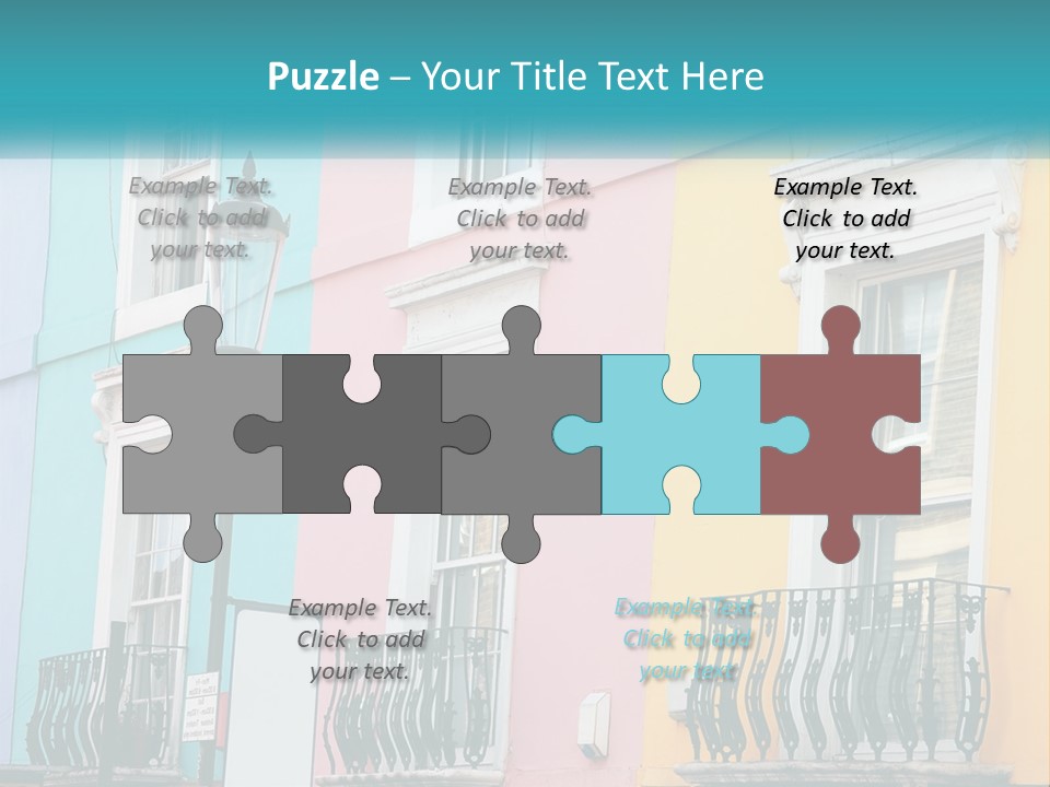 Accommodation Street Residence PowerPoint Template