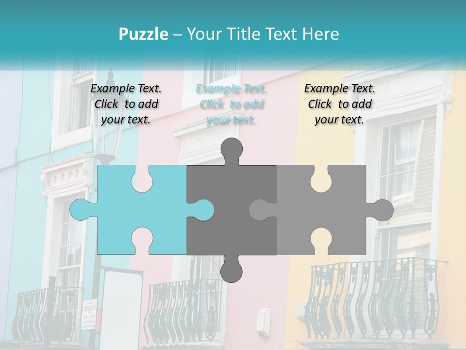 Accommodation Street Residence PowerPoint Template