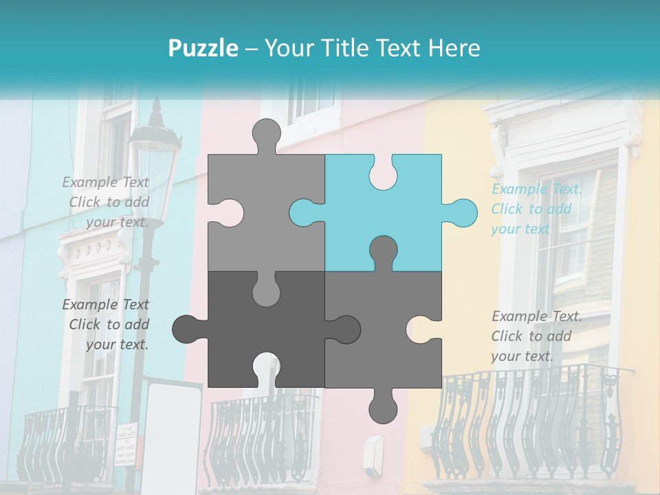 Accommodation Street Residence PowerPoint Template