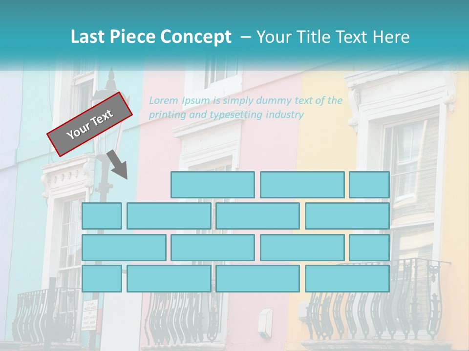 Accommodation Street Residence PowerPoint Template