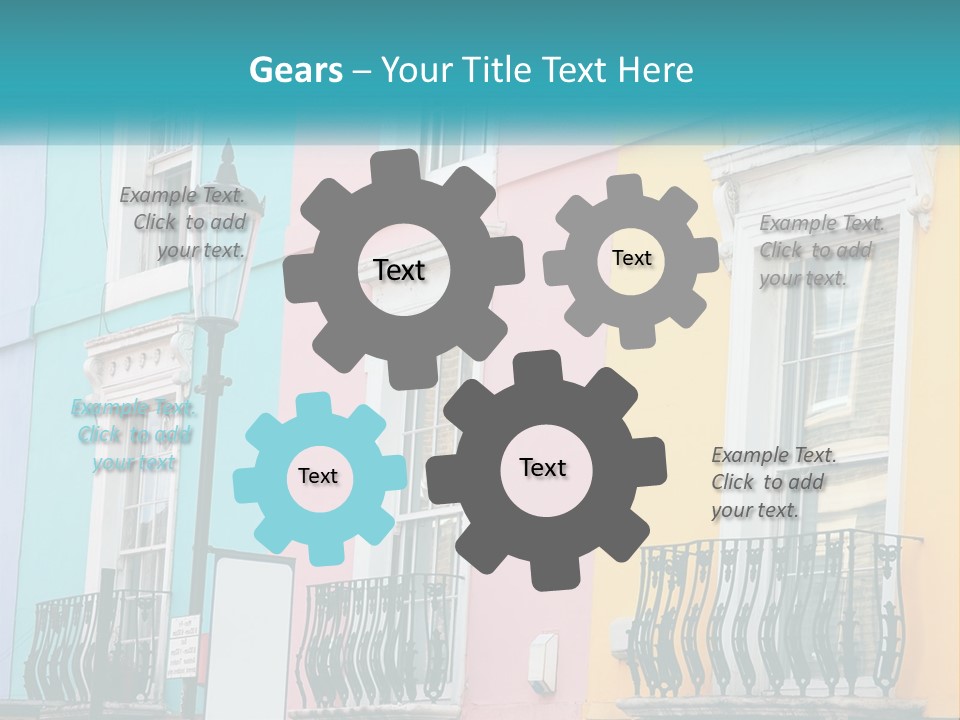 Accommodation Street Residence PowerPoint Template