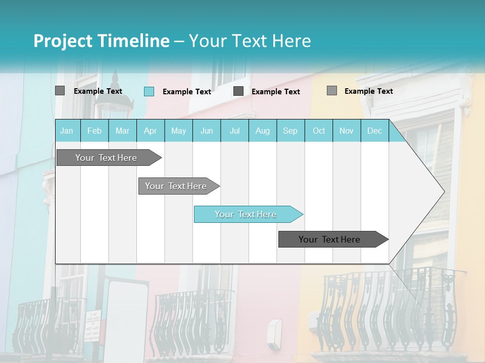 Accommodation Street Residence PowerPoint Template