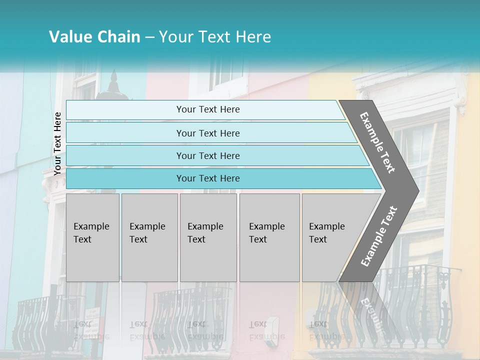 Accommodation Street Residence PowerPoint Template