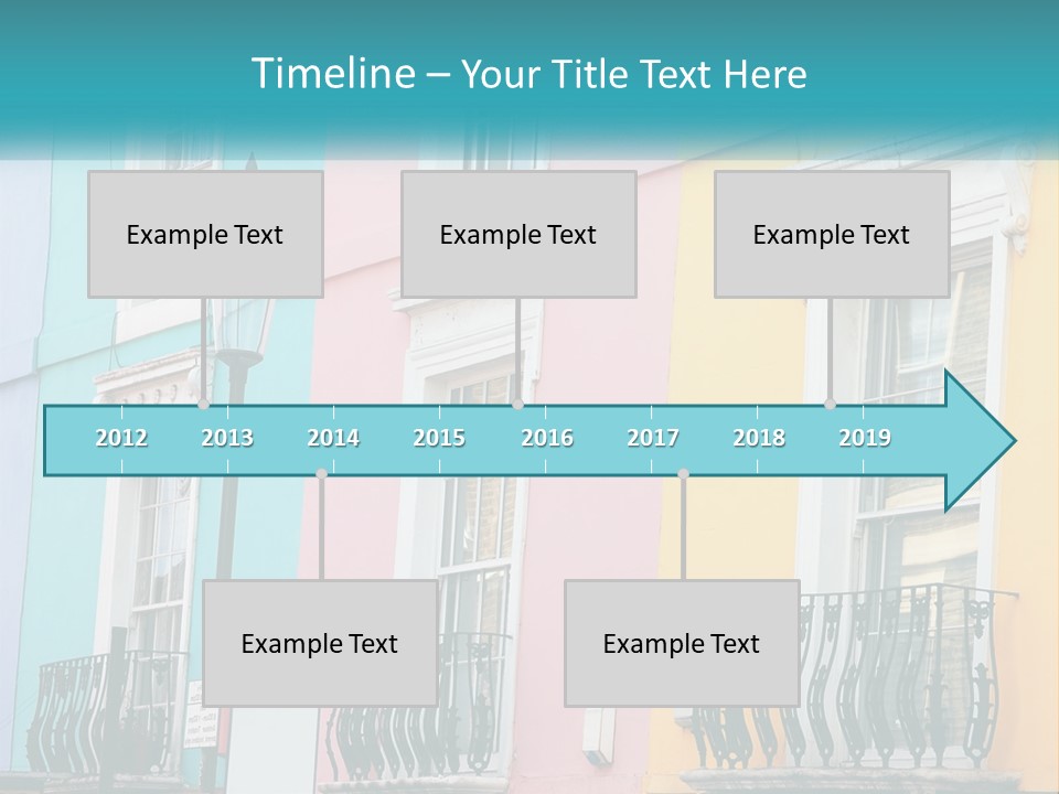 Accommodation Street Residence PowerPoint Template