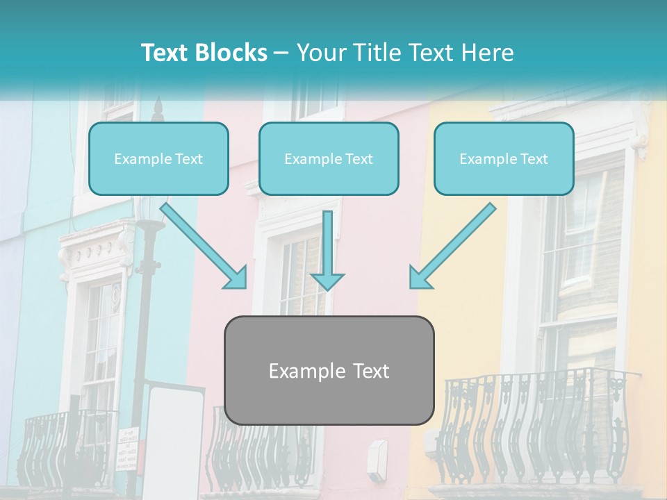 Accommodation Street Residence PowerPoint Template