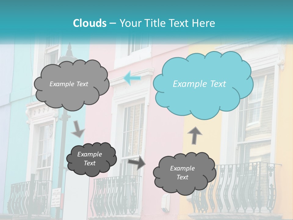 Accommodation Street Residence PowerPoint Template