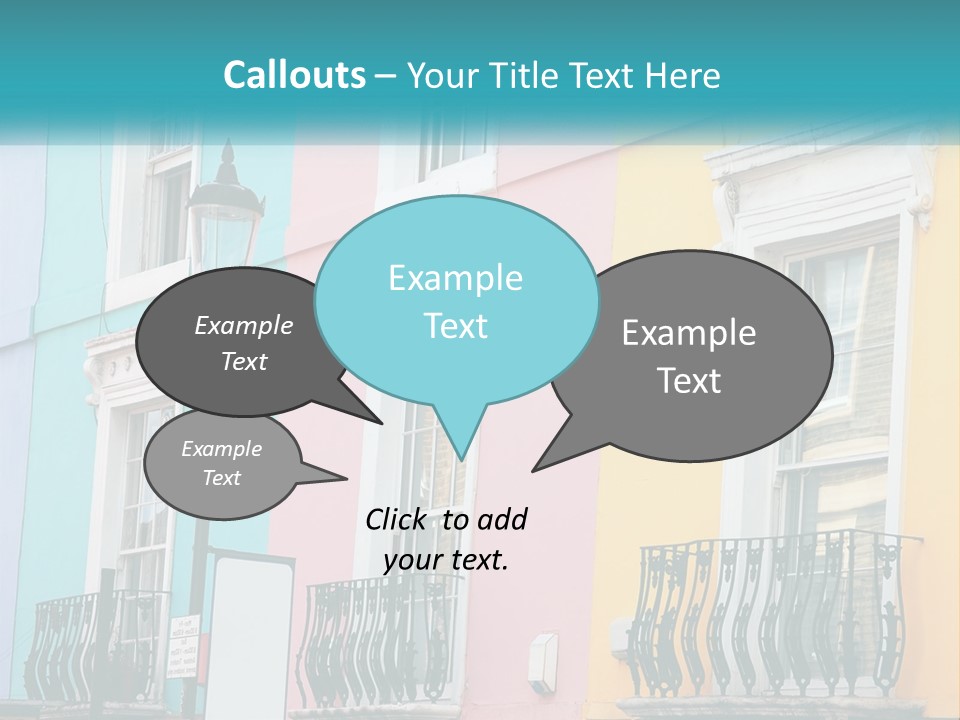 Accommodation Street Residence PowerPoint Template