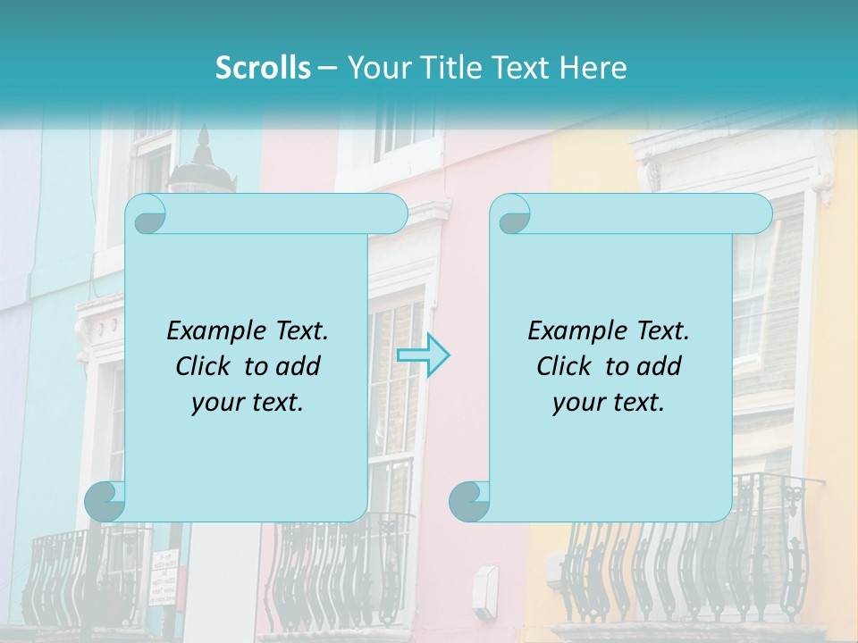 Accommodation Street Residence PowerPoint Template