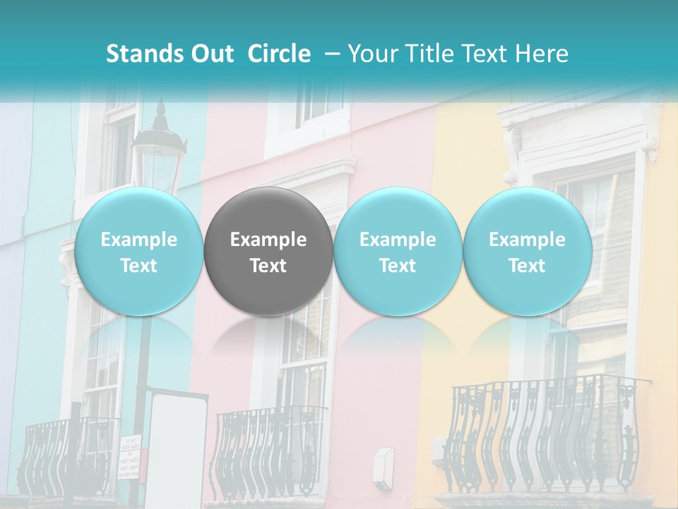 Accommodation Street Residence PowerPoint Template