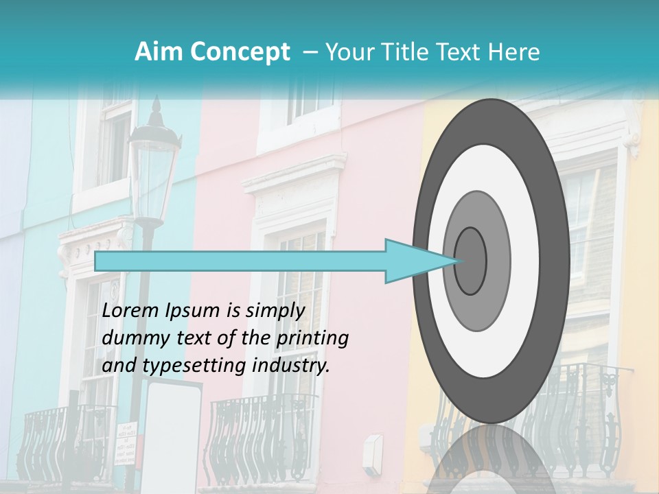 Accommodation Street Residence PowerPoint Template