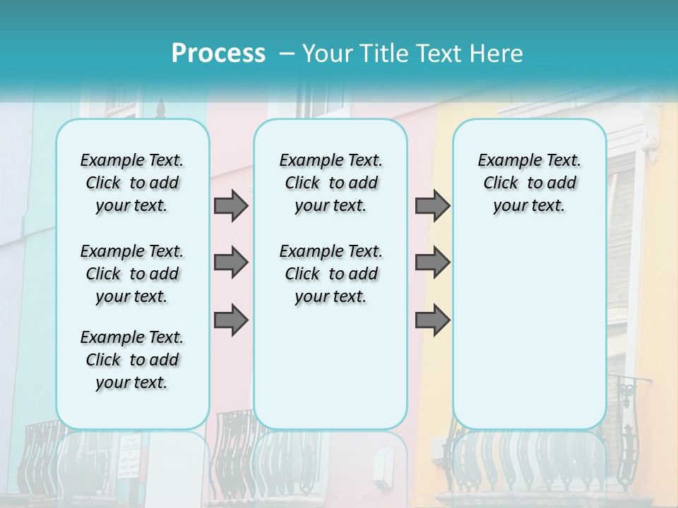 Accommodation Street Residence PowerPoint Template