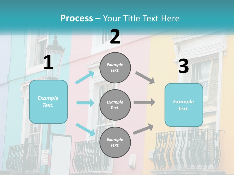 Accommodation Street Residence PowerPoint Template