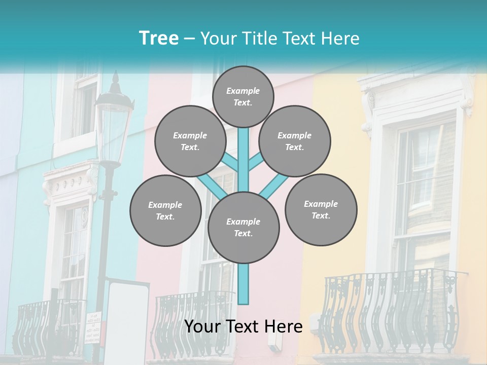 Accommodation Street Residence PowerPoint Template