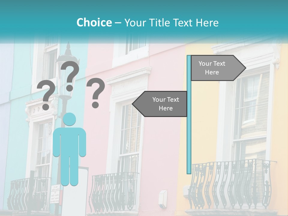 Accommodation Street Residence PowerPoint Template