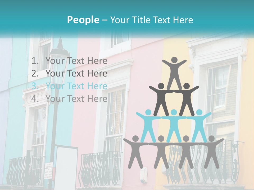 Accommodation Street Residence PowerPoint Template