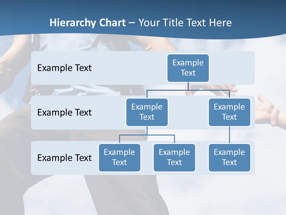 Hiking Woman Climb PowerPoint Template