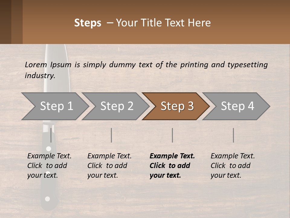 Preparation Copy Table PowerPoint Template