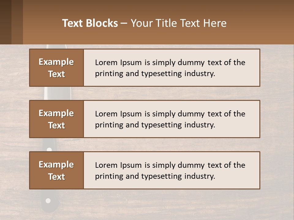 Preparation Copy Table PowerPoint Template