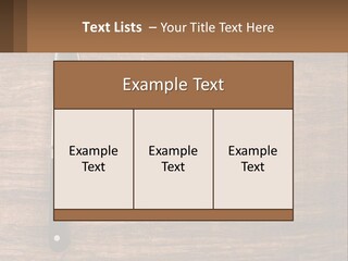 Preparation Copy Table PowerPoint Template