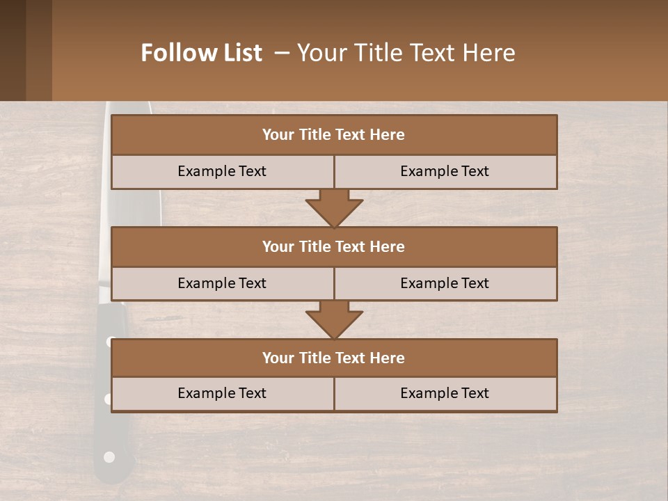 Preparation Copy Table PowerPoint Template