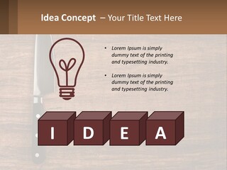 Preparation Copy Table PowerPoint Template