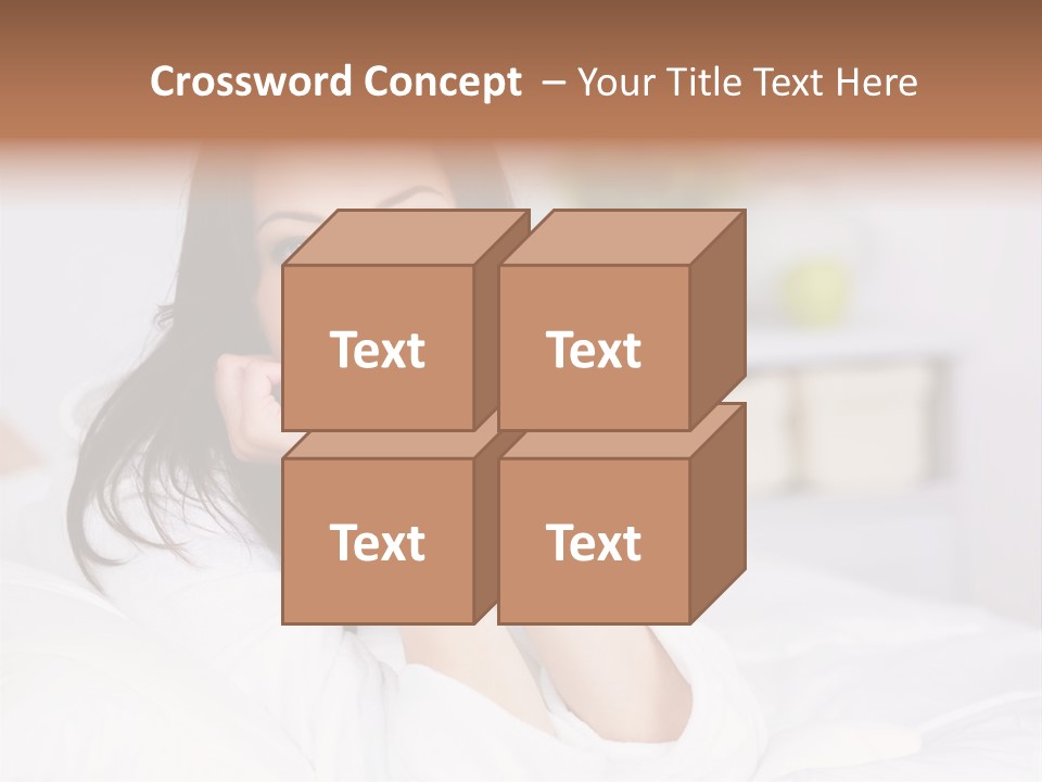 Life Bedroom Cheerful PowerPoint Template