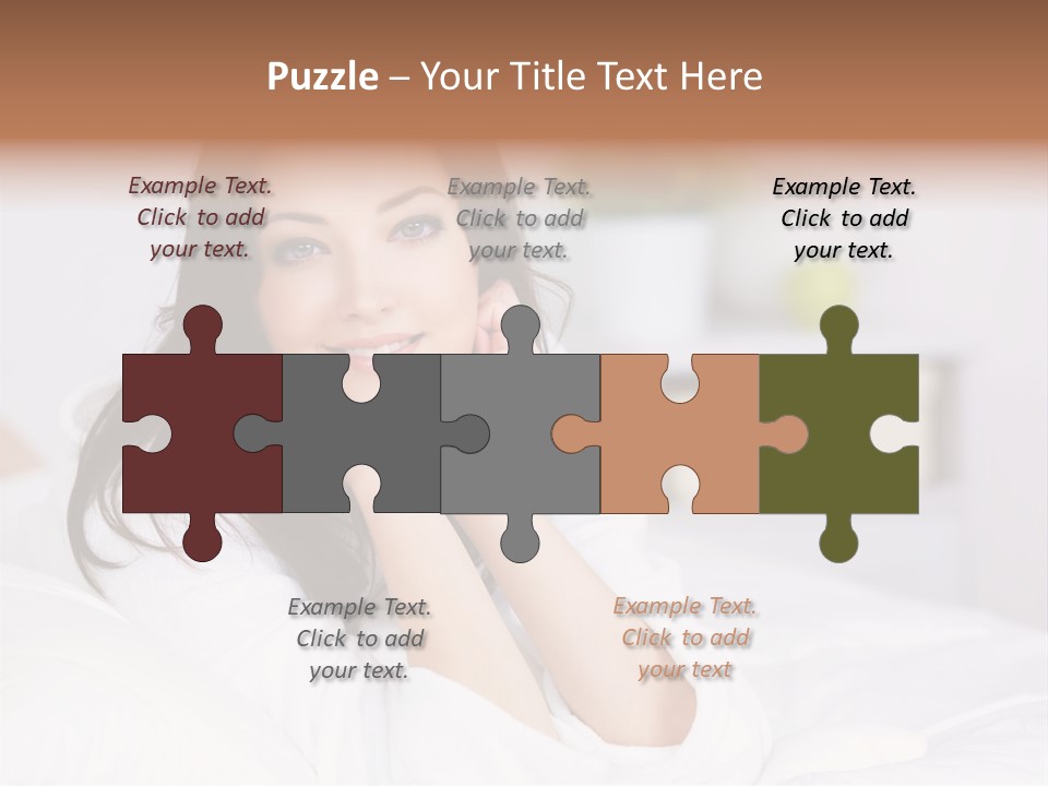 Life Bedroom Cheerful PowerPoint Template