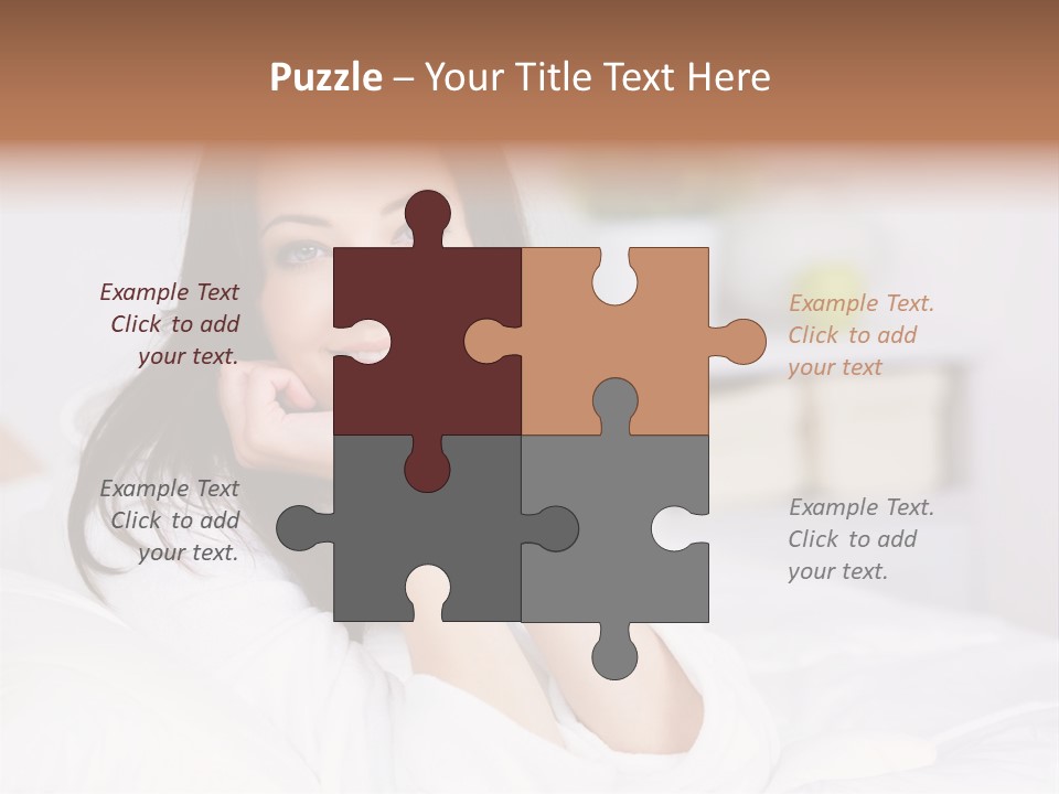 Life Bedroom Cheerful PowerPoint Template