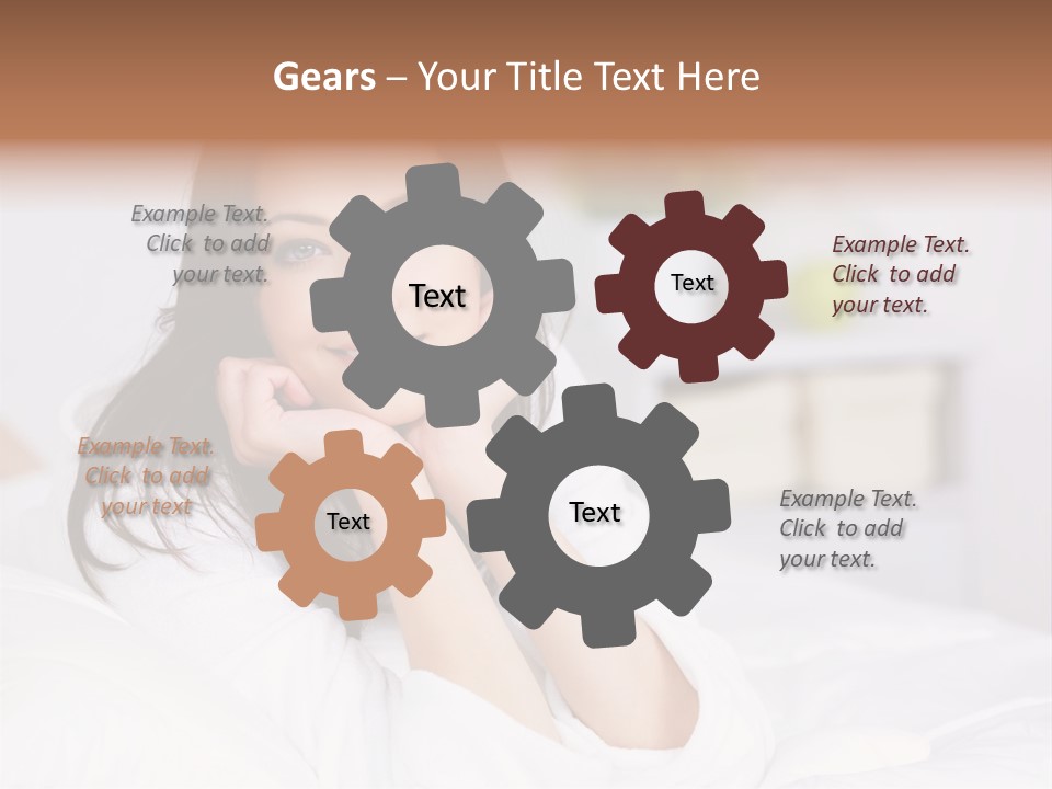 Life Bedroom Cheerful PowerPoint Template