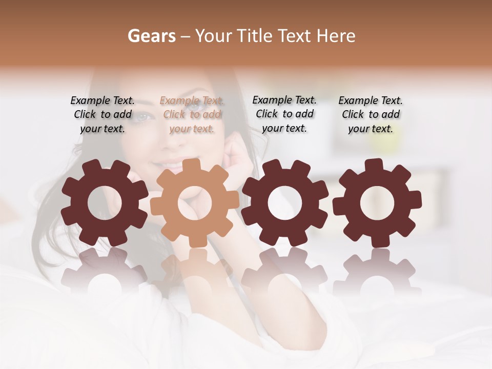 Life Bedroom Cheerful PowerPoint Template