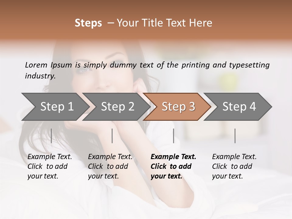 Life Bedroom Cheerful PowerPoint Template