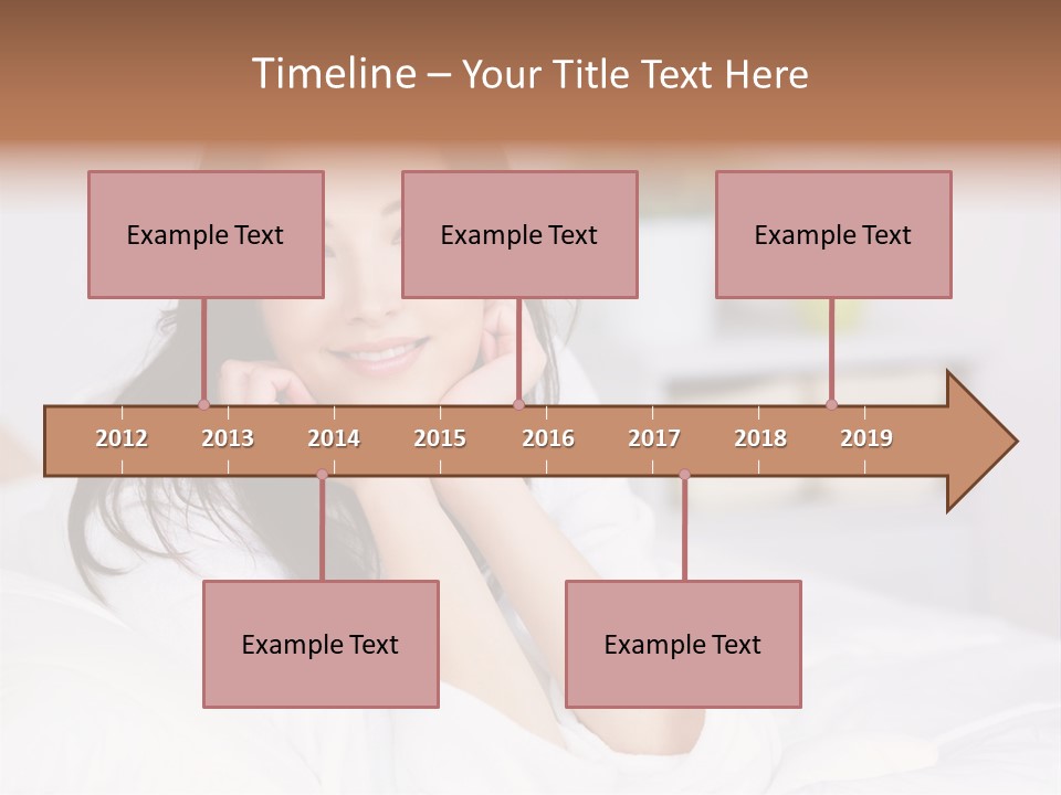Life Bedroom Cheerful PowerPoint Template