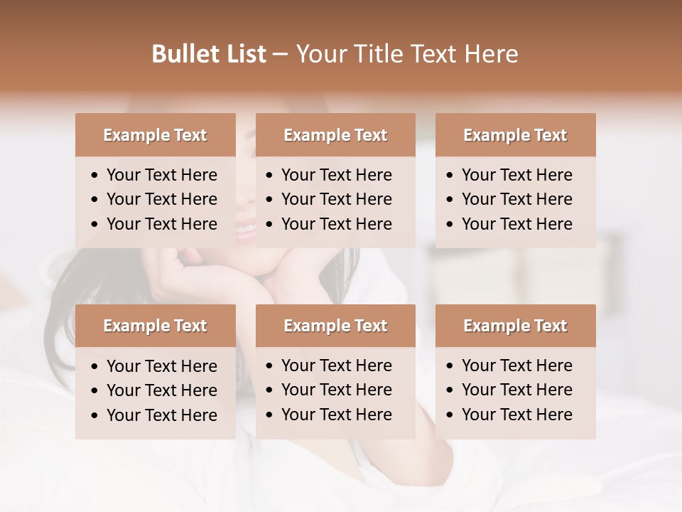 Life Bedroom Cheerful PowerPoint Template