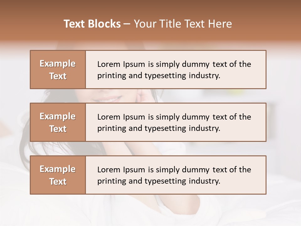 Life Bedroom Cheerful PowerPoint Template