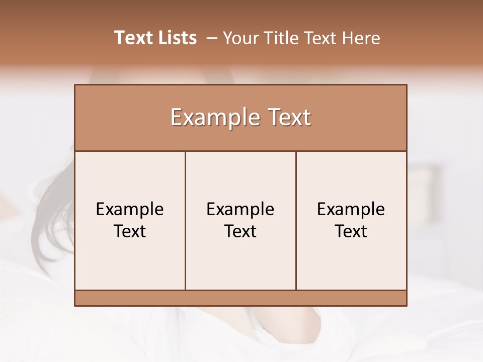 Life Bedroom Cheerful PowerPoint Template