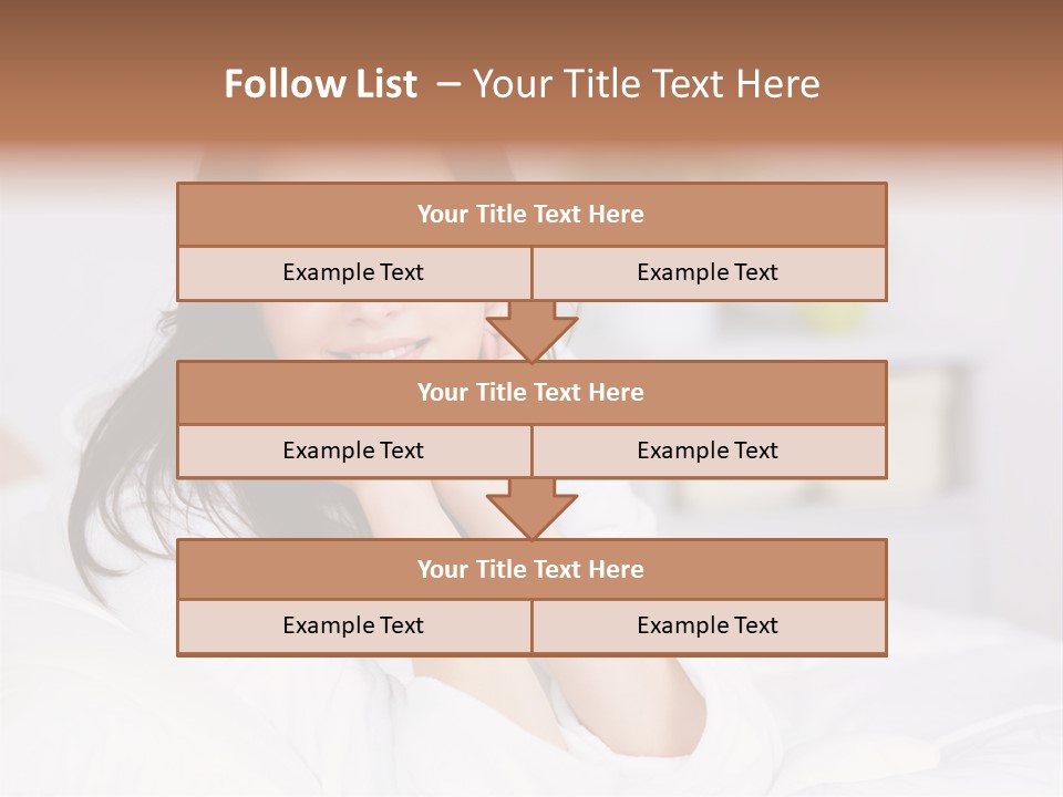 Life Bedroom Cheerful PowerPoint Template