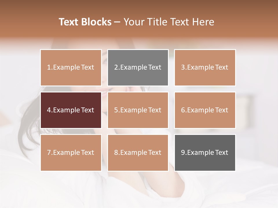 Life Bedroom Cheerful PowerPoint Template