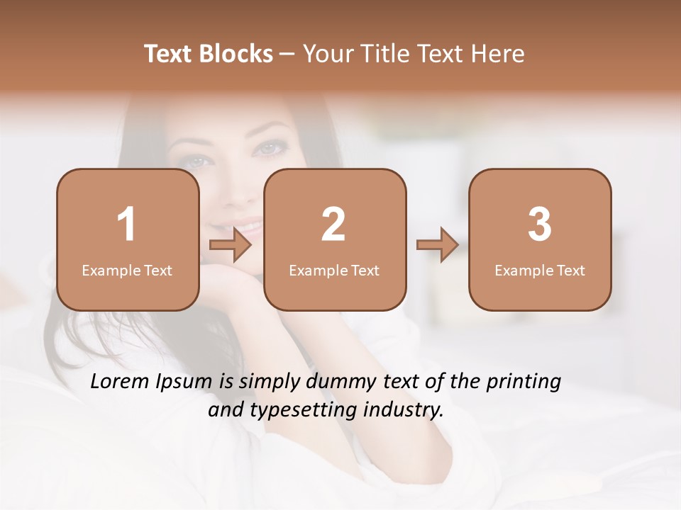 Life Bedroom Cheerful PowerPoint Template