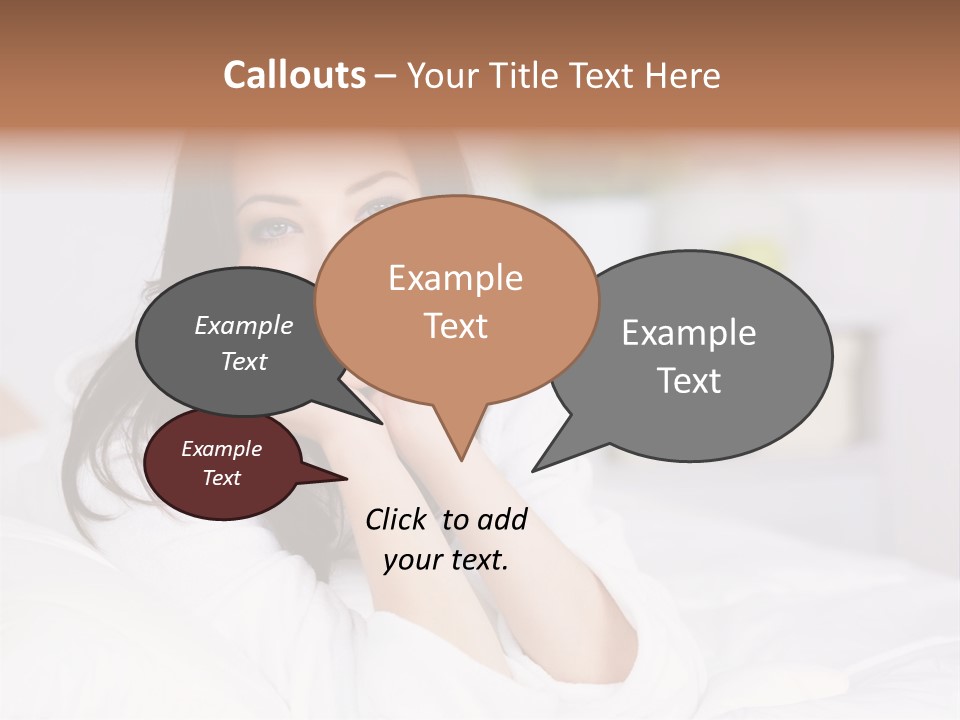 Life Bedroom Cheerful PowerPoint Template