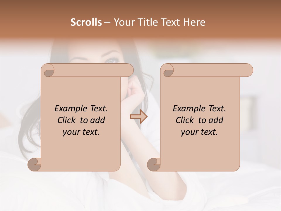 Life Bedroom Cheerful PowerPoint Template