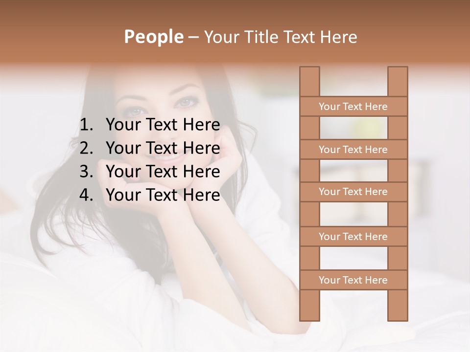 Life Bedroom Cheerful PowerPoint Template