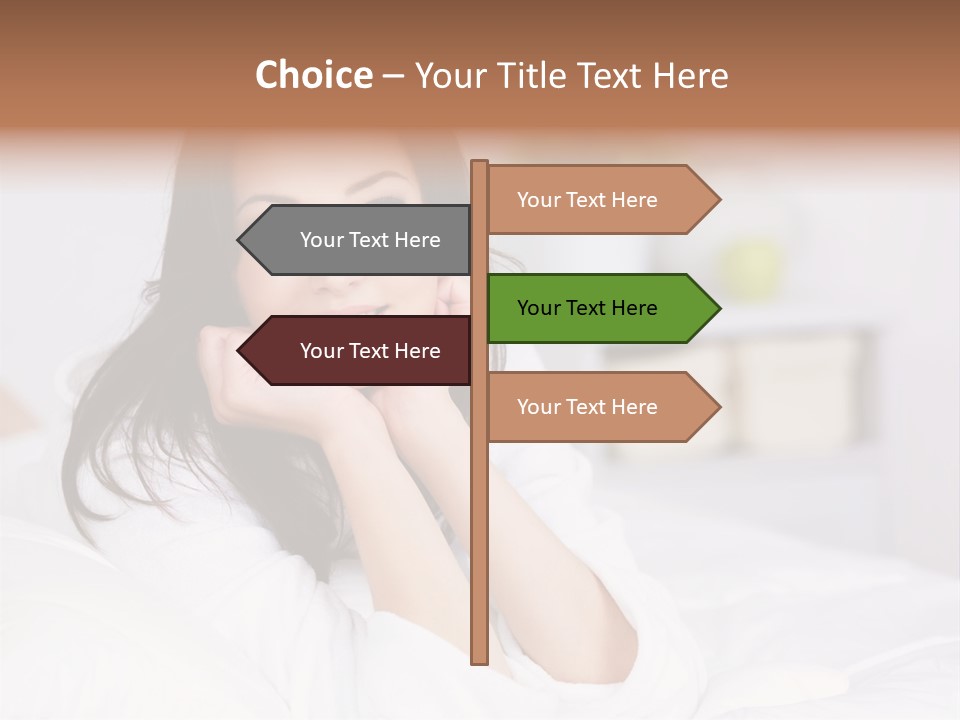 Life Bedroom Cheerful PowerPoint Template