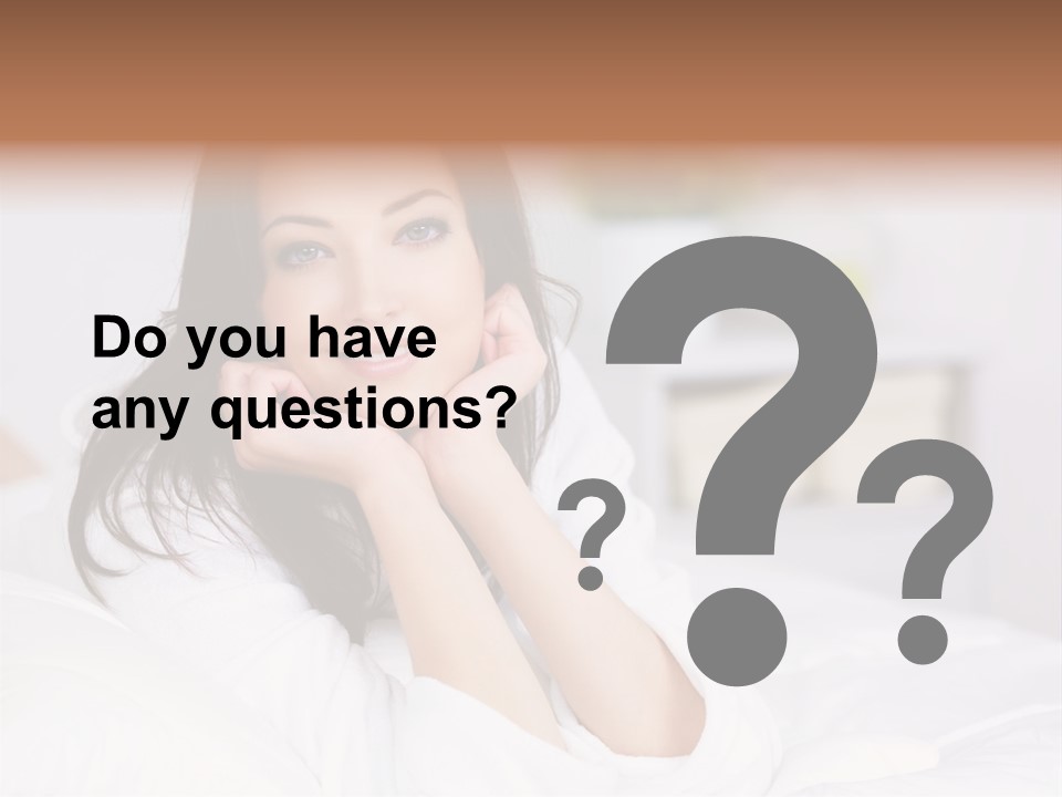 Life Bedroom Cheerful PowerPoint Template