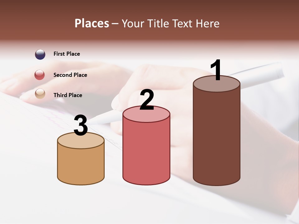 Signature Clerk Closeup PowerPoint Template