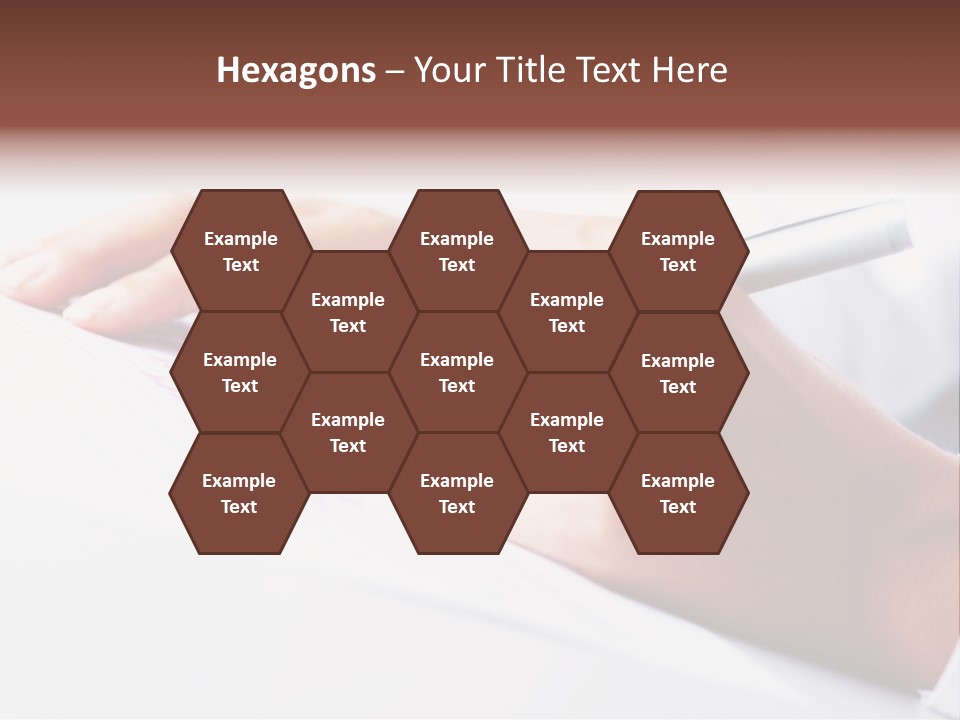 Signature Clerk Closeup PowerPoint Template