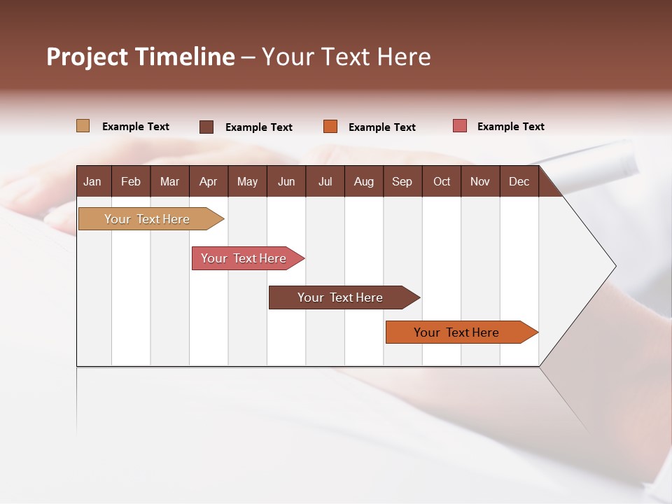 Signature Clerk Closeup PowerPoint Template