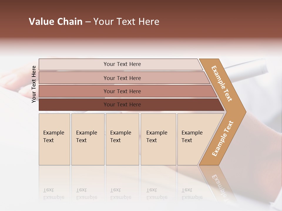 Signature Clerk Closeup PowerPoint Template