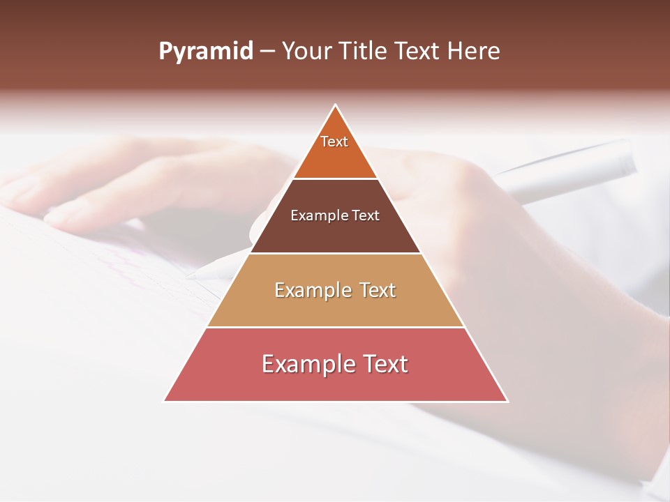 Signature Clerk Closeup PowerPoint Template